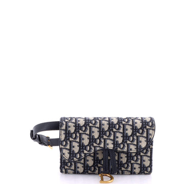 Christian Dior Saddle Rectangular Belt Bag Oblique Canvas