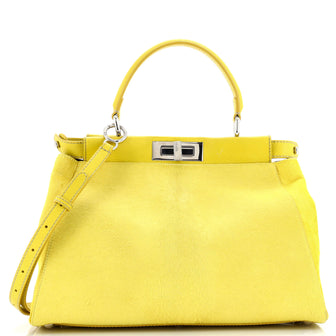 Fendi Peekaboo Bag Calf Hair Large