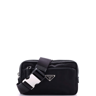 Prada Front Pocket Belt Bag Re-Nylon with Saffiano Leather