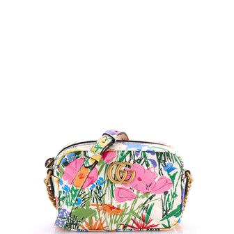 Gucci x Ken Scott GG Marmont Shoulder Bag Printed Matelasse Leather Mini