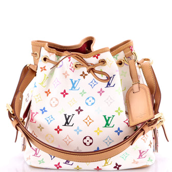 Louis Vuitton Petit Noe Handbag Monogram Multicolor