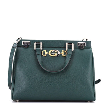 Gucci Zumi Top Handle Bag Leather Medium