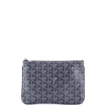 Goyard Senat Zip Pouch Coated Canvas PM