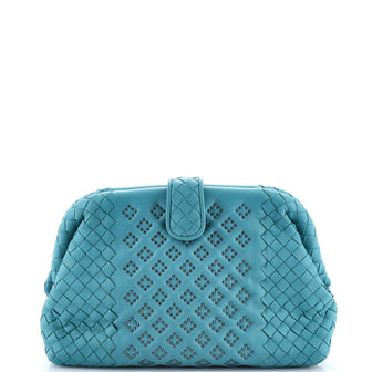 Bottega Veneta Lauren 1980 Clutch Studded Leather with Intrecciato Detail