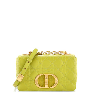 Christian Dior Caro Bag Cannage Quilt Calfskin Small