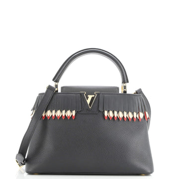 Louis Vuitton Capucines Bag Leather with Fringe Detail PM