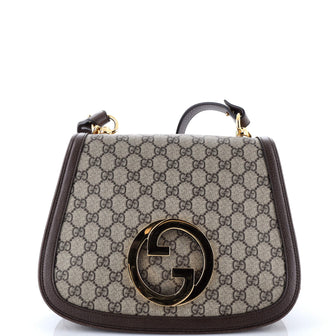Gucci Blondie NM Top Handle Bag GG Coated Canvas Medium