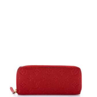 Louis Vuitton Clemence Wallet Monogram Empreinte Leather