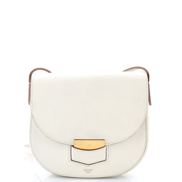 Celine Trotteur Crossbody Bag Grainy Leather Small