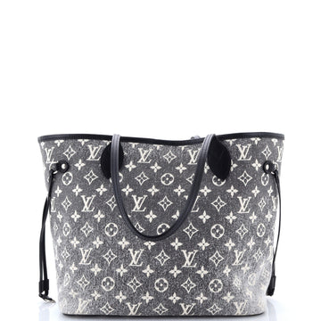 Louis Vuitton Neverfull NM Tote Monogram Jacquard Denim MM