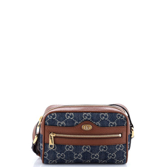 Gucci Ophidia Shoulder Bag GG Denim Mini