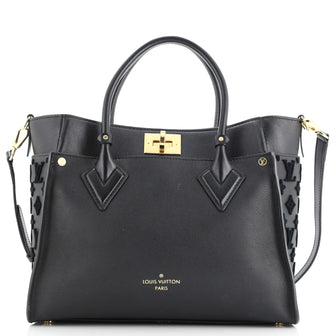 Louis Vuitton On My Side Tote Monogram Tuffetage Leather MM