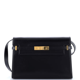 Saint Laurent Manhattan Shoulder Bag Leather Medium