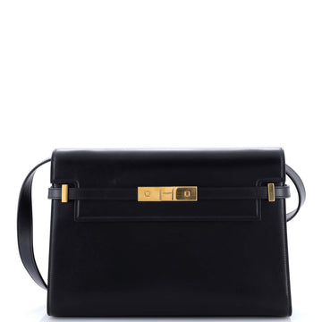 Saint Laurent Manhattan Shoulder Bag Leather Medium