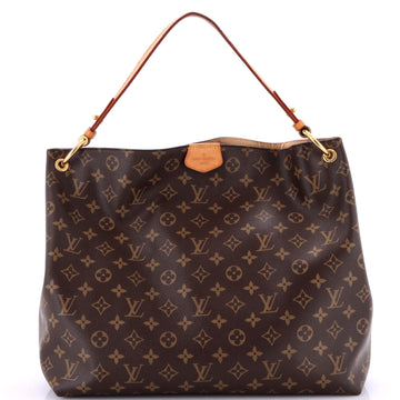 Louis Vuitton Graceful Handbag Monogram Canvas MM