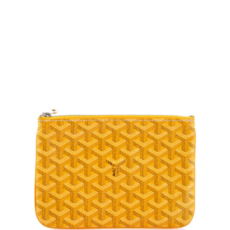 Goyard Senat Zip Pouch Coated Canvas PM