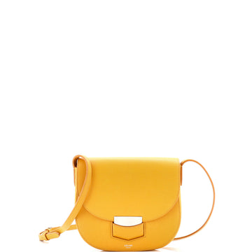 Celine Trotteur Crossbody Bag Grainy Leather Small