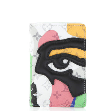 Louis Vuitton Pocket Organizer Limited Edition Monogram Portrait Canvas