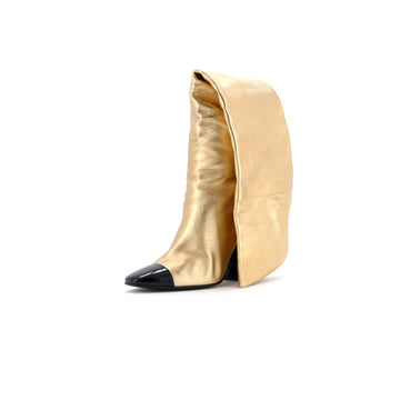 Chanel Women's Egyptian Thigh High Boots Embellished Leather