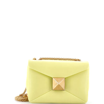 Valentino Garavani One Stud Chain Flap Bag Leather Small