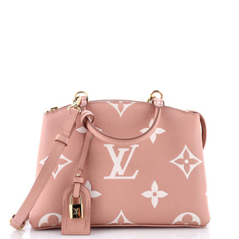 Louis Vuitton Petit Palais Handbag Bicolor Monogram Empreinte Giant