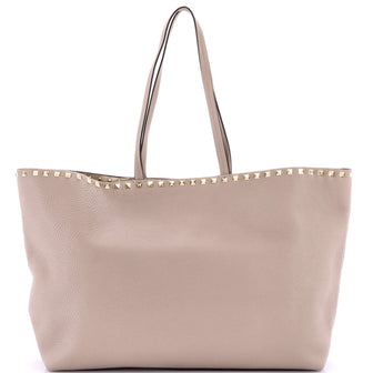Valentino Garavani Rockstud Shopper Tote Leather Large