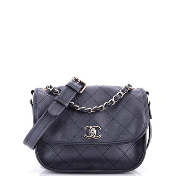 Chanel Jungle Stroll Messenger Bag Quilted Calfskin Small