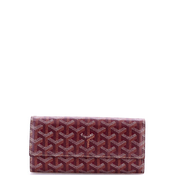 Goyard Varenne Wallet Coated Canvas Long
