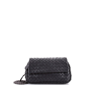 Bottega Veneta Expandable Chain Crossbody Bag Intrecciato Nappa Small