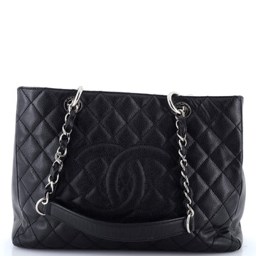 Chanel Grand Shopping Tote Quilted Calfskin
