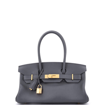 Hermes Shoulder Light Birkin Bag Evercolor 29