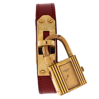 Hermes Kelly Quartz Watch Plated Metal and Leather 20