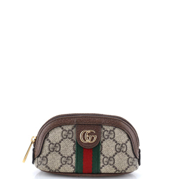 Gucci Ophidia Key Pouch GG Coated Canvas