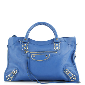 Balenciaga City Classic Metallic Edge Bag Leather Medium
