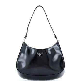 Prada Cleo Shoulder Bag Spazzolato Leather Medium