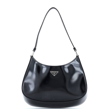 Prada Cleo Shoulder Bag Spazzolato Leather Medium