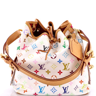 Louis Vuitton Petit Noe Handbag Monogram Multicolor