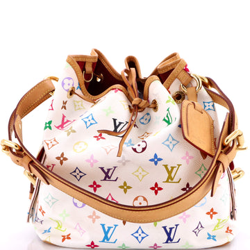 Louis Vuitton Petit Noe Handbag Monogram Multicolor
