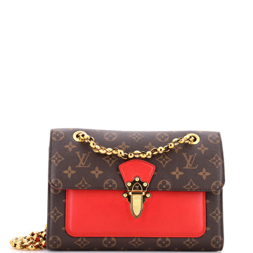 Louis Vuitton Victoire Handbag Monogram Canvas and Leather