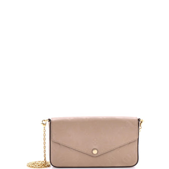 Louis Vuitton Felicie Pochette Monogram Empreinte Leather