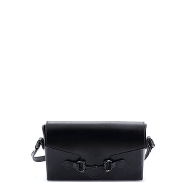 Gucci Horsebit 1955 Flap Crossbody Bag Leather Mini