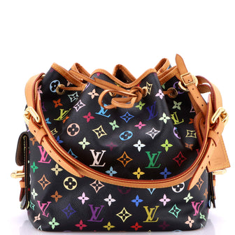 Louis Vuitton Petit Noe Handbag Monogram Multicolor