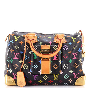 Louis Vuitton Speedy Handbag Monogram Multicolor 30