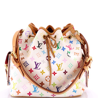 Louis Vuitton Petit Noe Handbag Monogram Multicolor