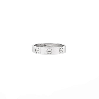 Cartier Love Wedding Band Ring Platinum