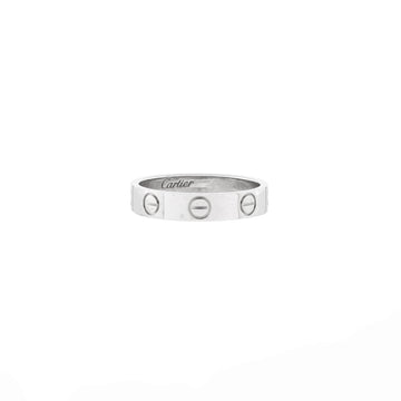 Cartier Love Wedding Band Ring Platinum