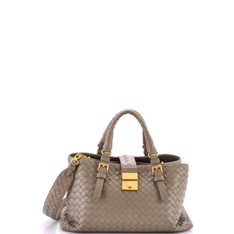 Bottega Veneta Roma Bag Intrecciato Nappa Small