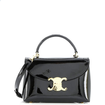 Celine Nino Top Handle Bag Leather Teen