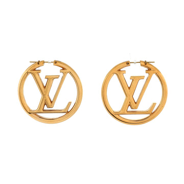 Louis Vuitton Louise Hoop Earrings Metal GM