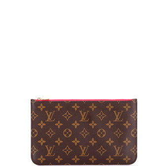 Louis Vuitton Neverfull Pochette Monogram Canvas Large
